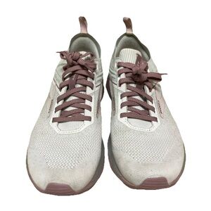 Brooks Ricochet 3 1203481B159 Gray Lavendar Running Sneaker Shoes Woman Size 9.5